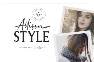Allison Style Duo: A Versatile Script Handwritten Font for Web Design