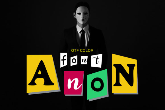 Anon Font: A Unique Color Font for Creative Designers