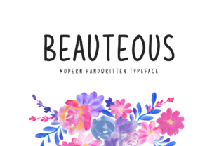 Beauteous: A Script Handwritten Font for Creative Branding