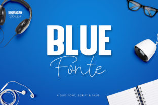 Blue Fonte Duo: A Script Handwritten Font for Editorial Design