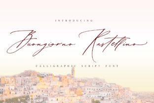 Buongiorno Rastellino: A Script Font for Handmade Crafters and Designers
