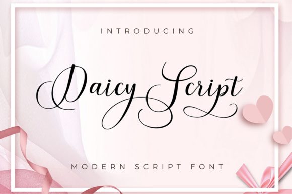 Daicy Script: A Font That Breathes Life Into Handmade Creations