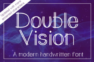 Double Vision: A Handwritten Font for Editorial Expression