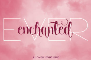 Ever Enchanted Duo: A Script Handwritten Font for Elegant Web Design