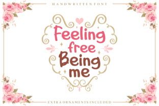 Feeling Free Being Me: A Script Font for Creative Branding