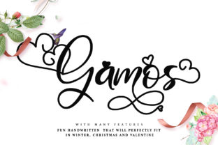 Gamos: A Script Handwritten Font for Elegant Wedding Branding