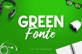 Green Fonte Duo: A Script Handwritten Font for Modern Web Design