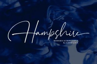 Hampshire Script Font: A Standout Choice for Designers