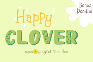 Happy Clover Family: A Script Handwritten Font for Creative Branding