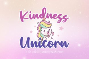 Kindness Unicorn: A Script Font That Elevates Branding