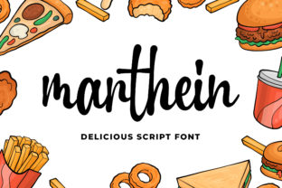 Marthein: A Playful Handwritten Font for Creative Branding