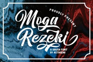 Moga Rezeki Duo: A Playful Script Font for Branding and Design