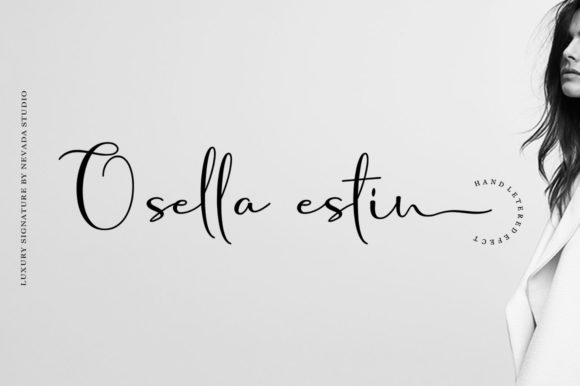 Osella Estin: A Script Handwritten Font for Editorial Design and Branding
