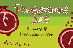 Pomegranate Juice: A Script Handwritten Font for Impactful Digital Design