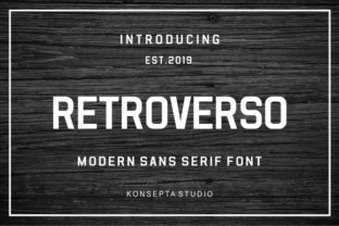 Retroverso: A Sans Serif Font for Modern Web Design