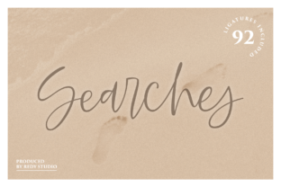 Searches: A Script Font That Breathes Life Into Your Handmade Creations