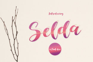 Selda Duo: A Modern Calligraphy Font for Vibrant Digital Branding