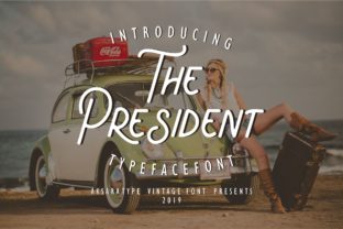 The President: A Vintage Font for Timeless Branding