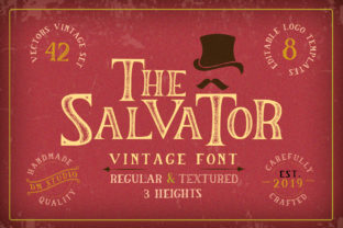 The Salvator: A Vintage Sans Serif Font for Handmade Crafters and Designers